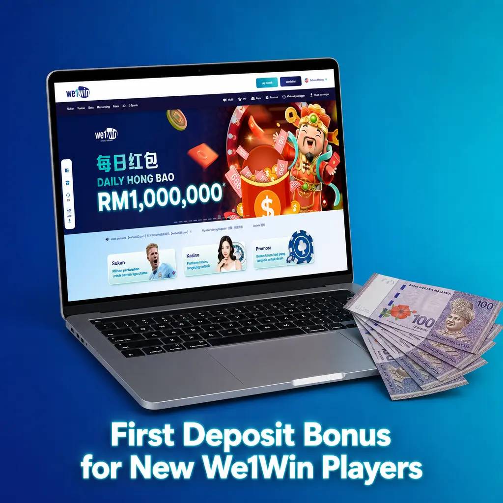 We1Win first deposit bonus: choose sportsbook, e-sports, poker, or fishing games welcome offer with matching wagering terms.
