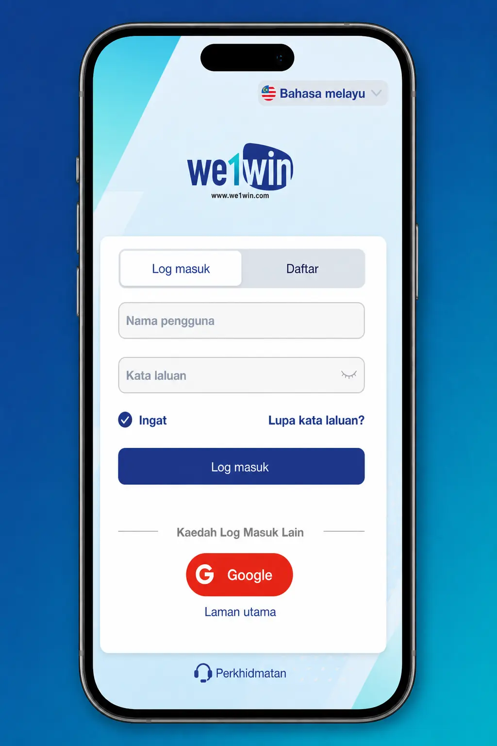Step-by-step guide showing how to complete We1Win registration online and sign up for a new account in MYR.