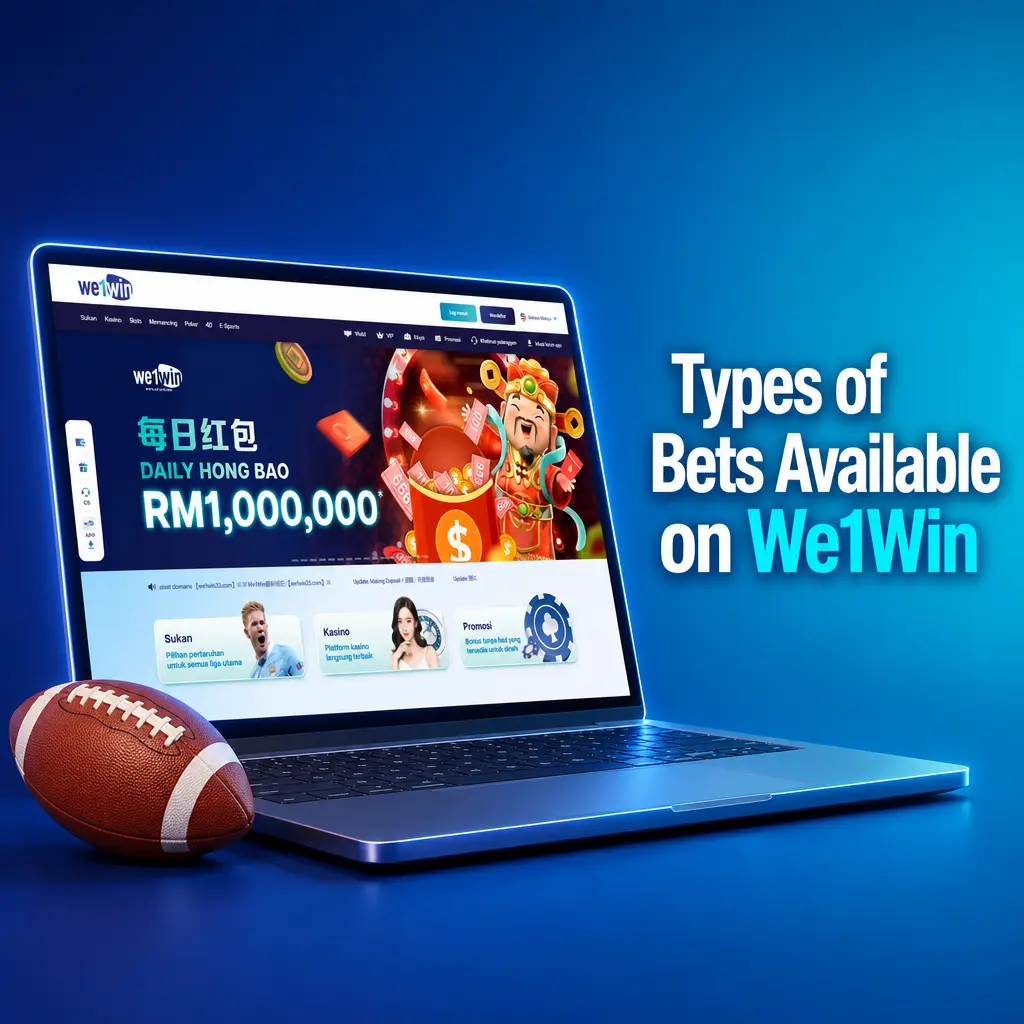 Overview of Single, System, and Express (Parlay) bet types available on We1Win for sports betting