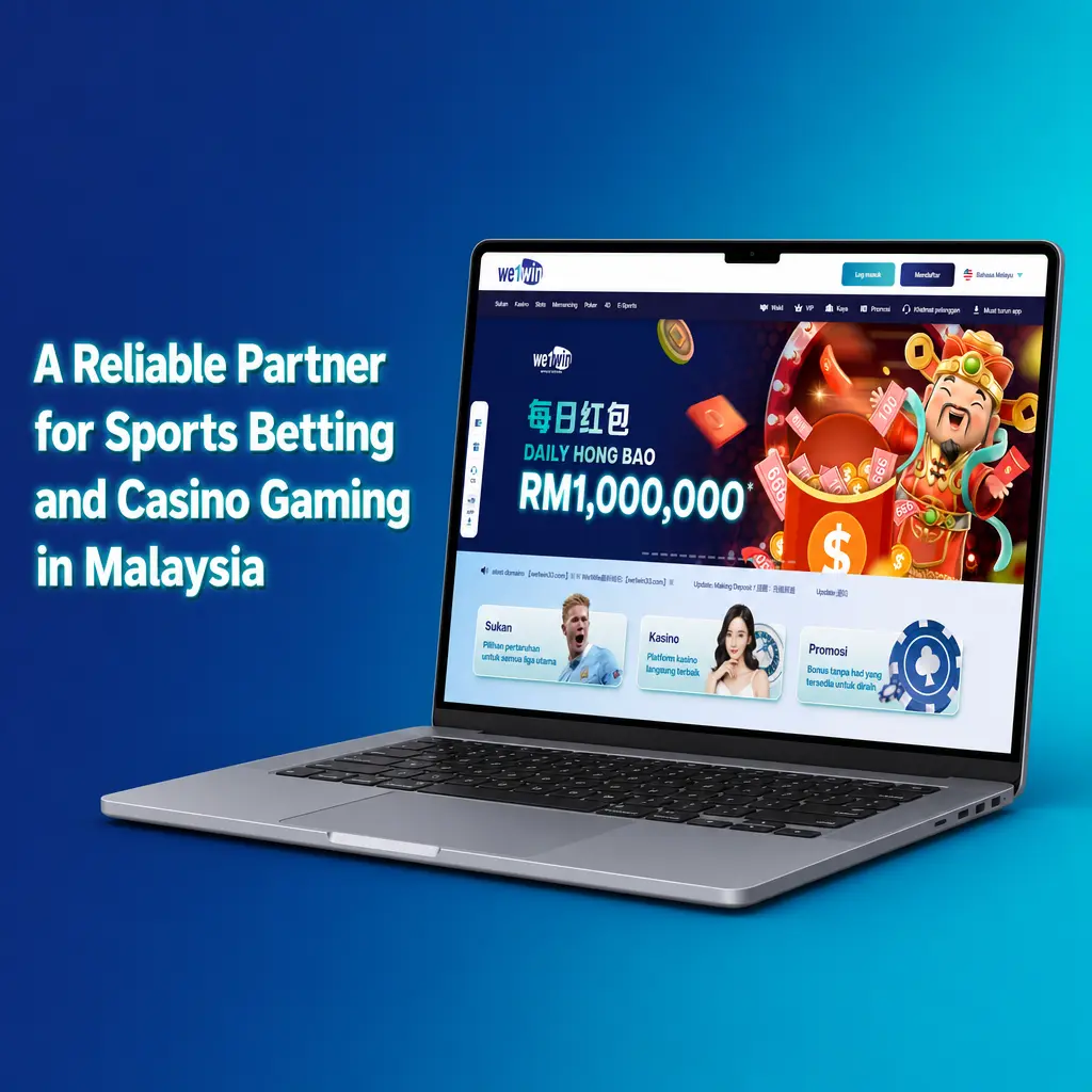 We1Win Malaysia platform offering sports betting, live odds, casino games, secure encryption, and mobile app access for players.