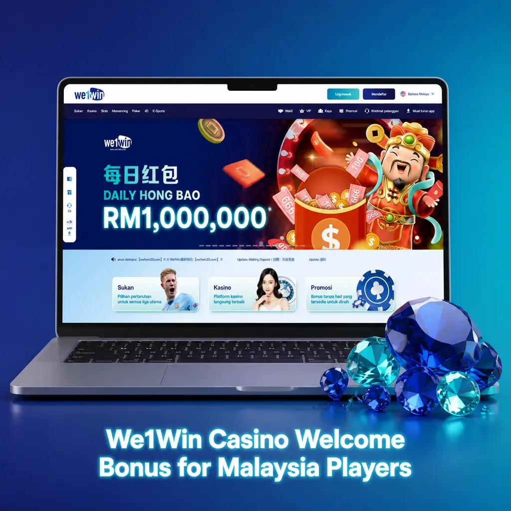 We1Win Casino welcome bonus for Malaysia players: Sport, E-sports, Poker and Fishing offers up to MYR800
